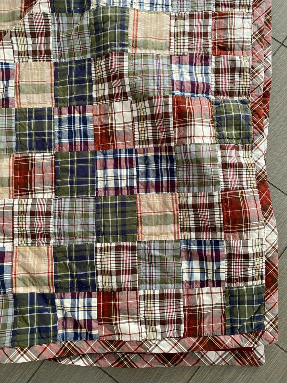 Woolrich plaid cotton